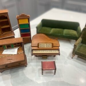 Shackman doll vintage furniture lot, made in Japan